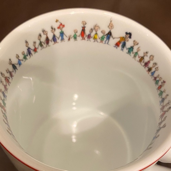 Grinch Holiday Williams Sonoma Mug with Sleigh Design - Picture 2 of 6